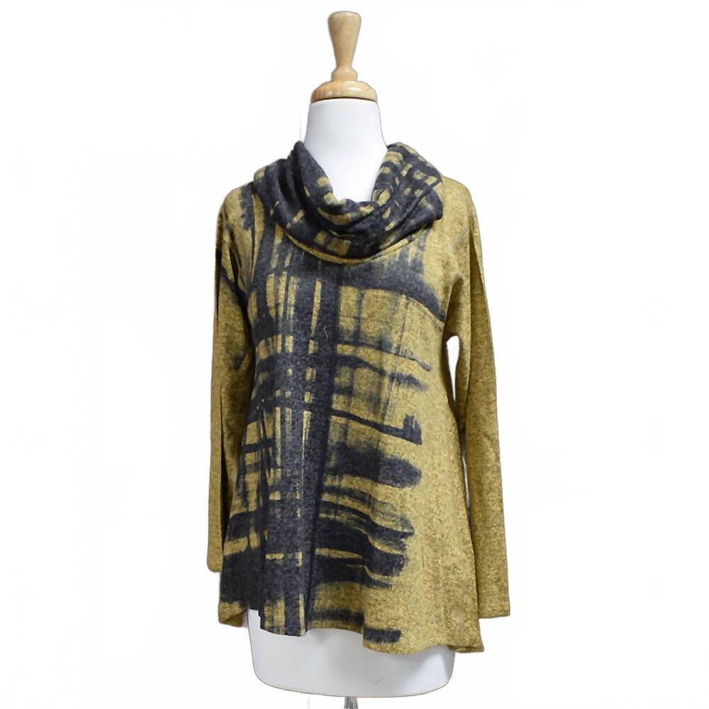 NEW INOAH women's shady top in ochre